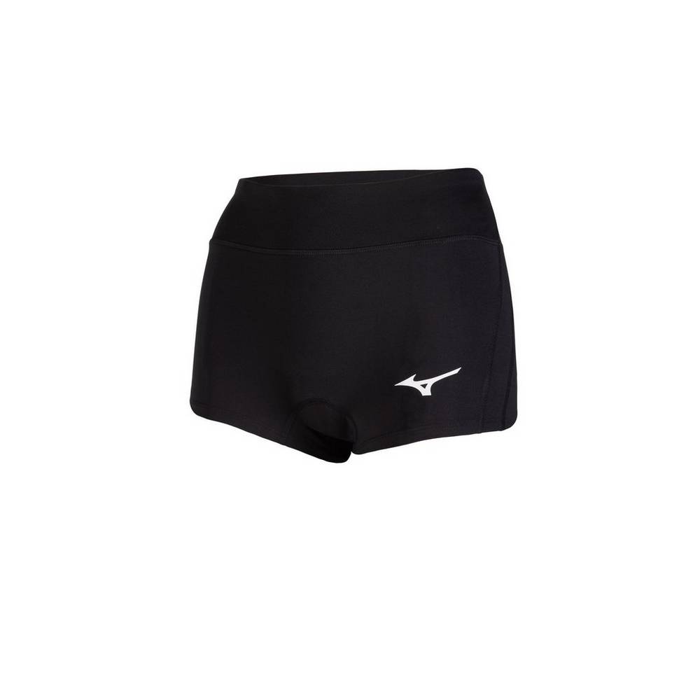 Damske Šortky Mizuno Apex 2.5" Inseam Volejbalove Čierne Vypredaj YUVO40192